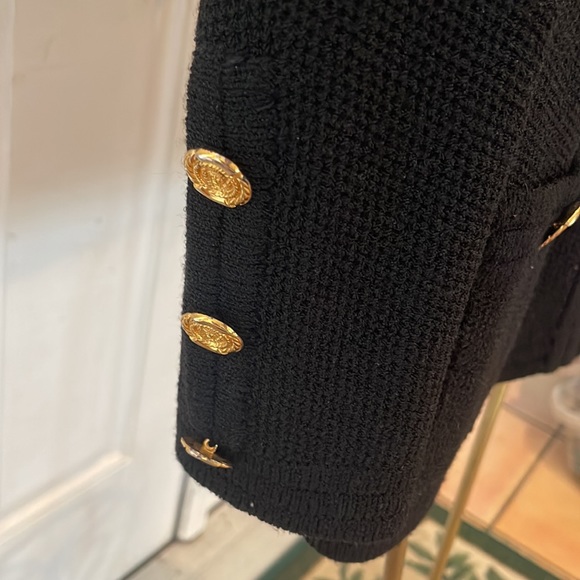Vintage Lihli gold button sophisticated knit jacket - Picture 8 of 10